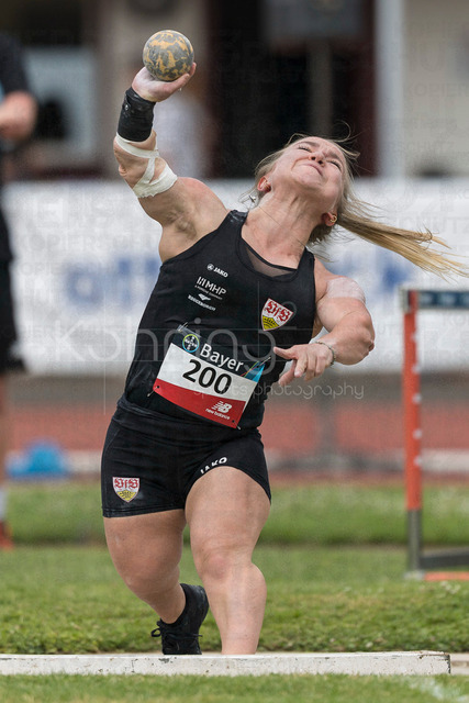 Para Heimspiel 7.0; Leverkusen, 18.07.2026 | LEVERKUSEN, GERMANY - JULY 18, 2026 : Lara Baars (NED/VfB Stuttgart 1893) competing in the shot put during the Para Heimspiel 7.0 at Fritz Jacobi Sports Complex on July 18, 2026 in Leverkusen, Germany.