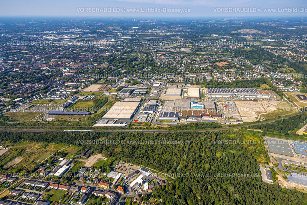 Gelsenkirchen240809637GE-Sued | Luftbild, Industriepark Schalker Verein, Europastraße, bilstein group, Dokas Handelsgesellschaft mbH, Kohlebunker, Fernsicht, Bulmke-Hüllen, Gelsenkirchen, Ruhrgebiet, Nordrhein-Westfalen, Deutschland