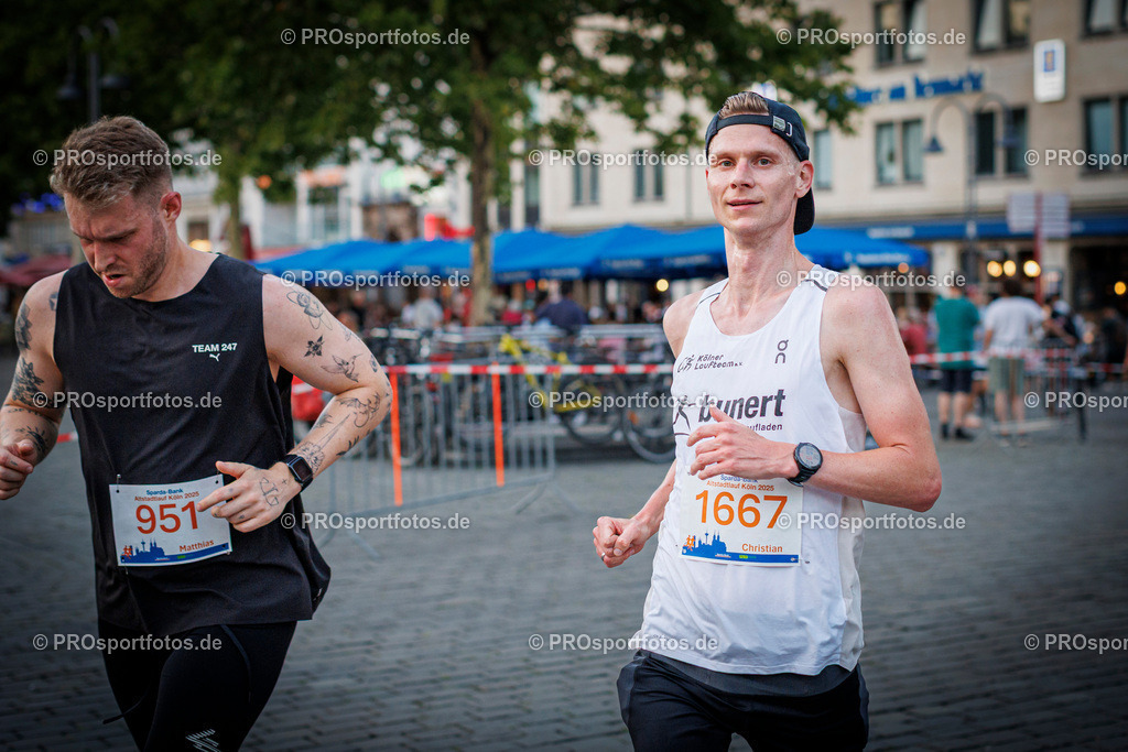 Sparda-Bank Altstadtlauf Köln; Köln, 15.08.2025 | Impressionen vom Sparda-Bank Altstadtlauf Köln am 15.08.2025 in Köln (Nordrhein-Westfalen). 