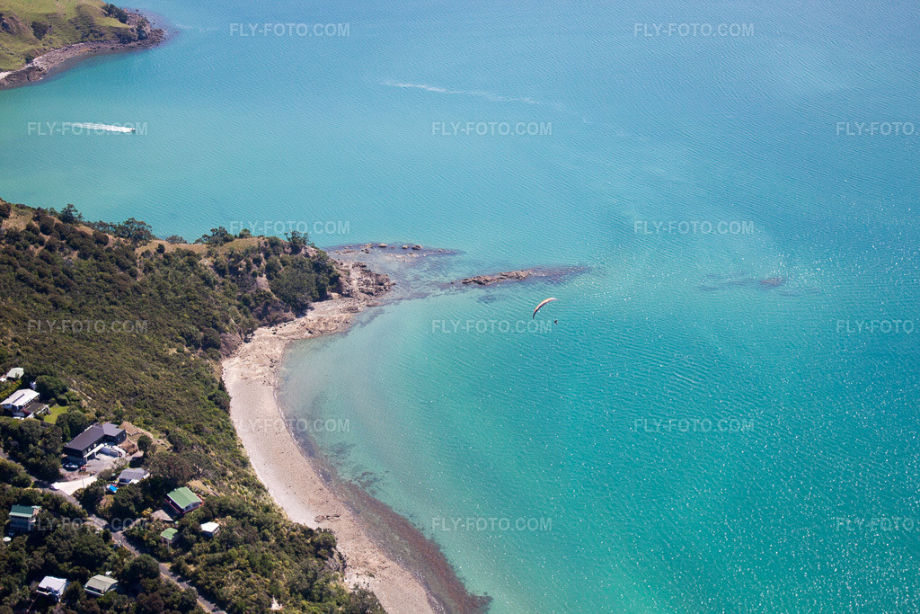 Aerial view: View of the town in the district Wyuna Bay in Coromandel in the state Waikato, New Zealand.Photo: IMG_55681.jpg taken on 01/12/2013 by Werner Riehm/FLY-FOTO.comResolution of the original: 4752 x 3168 px
