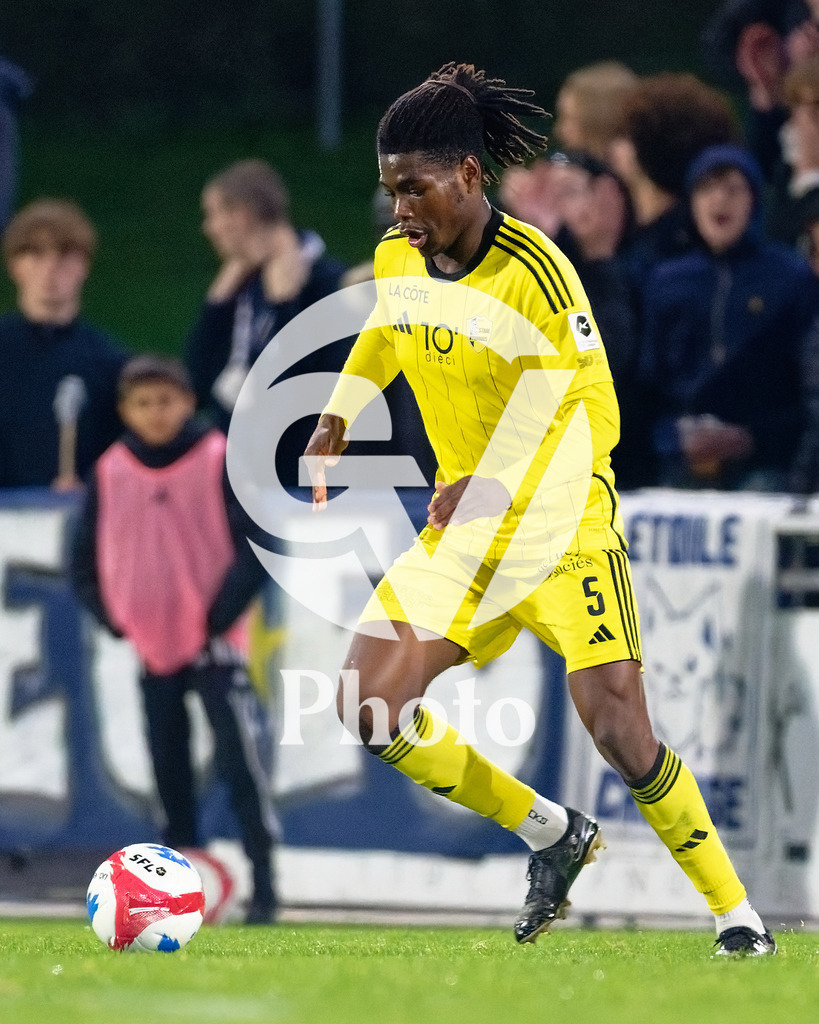 dieci Challenge League - FC Stade Nyonnais v Etoile Carouge FC |  during the dieci Challenge League match between FC Stade Nyonnais and Etoile Carouge FC at Centre sportif de Colovray in Nyon, Switzerland