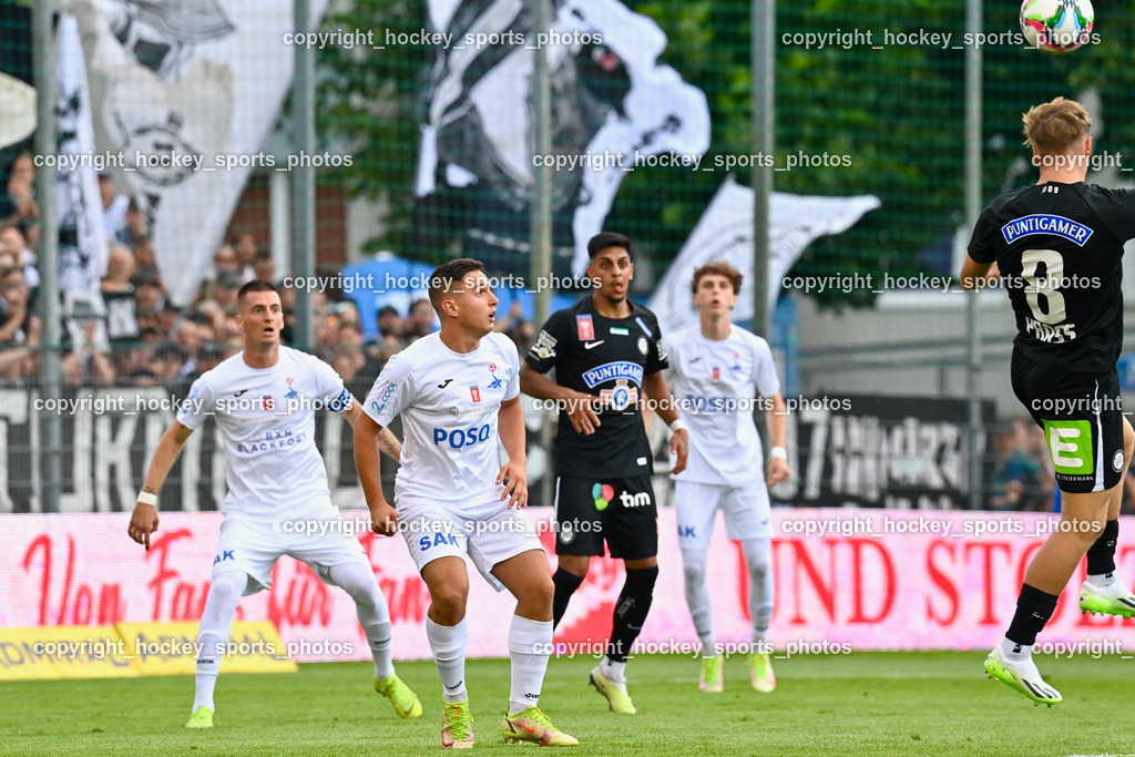 SAK vs. SK Sturm 22.7.2023 | #24 Zoran Vukovic, #20 Luka Vukovic, #11 Manprit Sarkaria, #8 Alexander Prass
