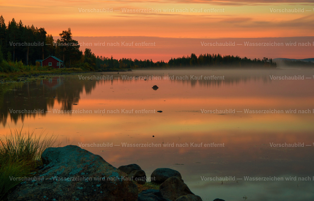 Morgens am großen Fluss | Piteälven in Schwedisch Lappland - Realisiert mit Pictrs.com