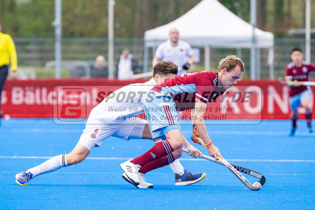 HK_20230415_106882 | 1. Bundesliga Herren Crefelder HTC - UHC Hamburg am 14.4.2023 Crefelder HTC, Krefeld , Julius Hayner ( Crefelder HTC #6 )