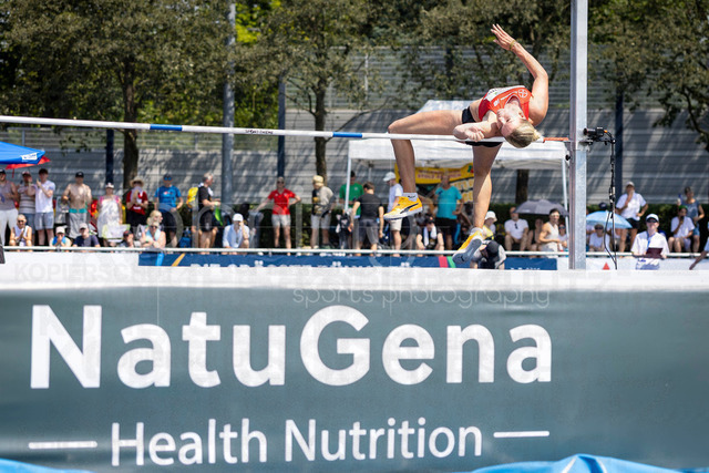 Multisport Event; Ratingen, 27.06.2026 | RATINGEN, GERMANY - JUNE 27, 2026 : Marie Dehning (GER / Germany) during high jump competing during the Multisport Event at Stadion Ratingen on June 27, 2026 in Ratingen, Germany.