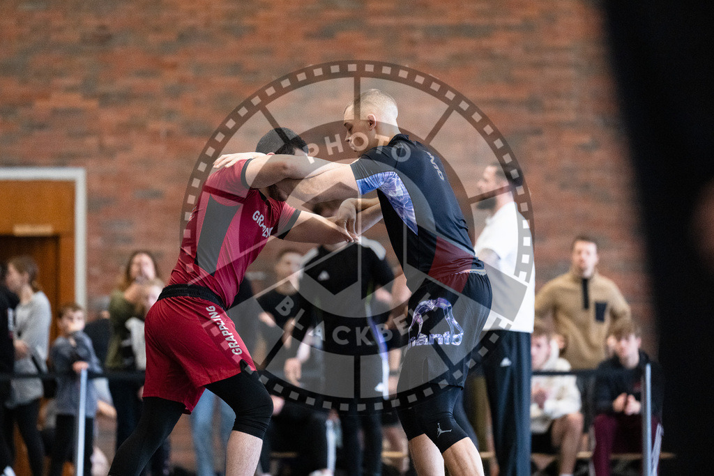 20251129PBB5522 | Fighters compete during the luta livre competition ILLCS XI winter edition on November 29, 2025 in Hannover, Germany.