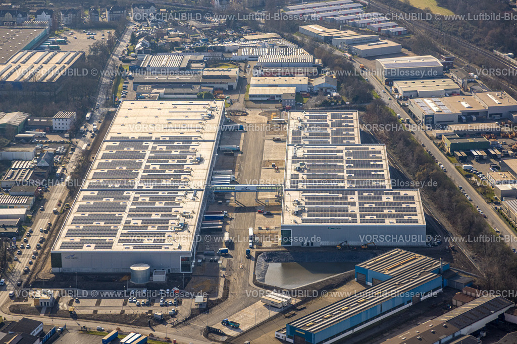 Bottrop250202485Mitte | Luftbild, Gewerbegebiet Gohrweide, Baustelle mit Neubau Prologis Park Bottrop An der Knippenburg, Batenbrock-Süd, Bottrop, Ruhrgebiet, Nordrhein-Westfalen, Deutschland