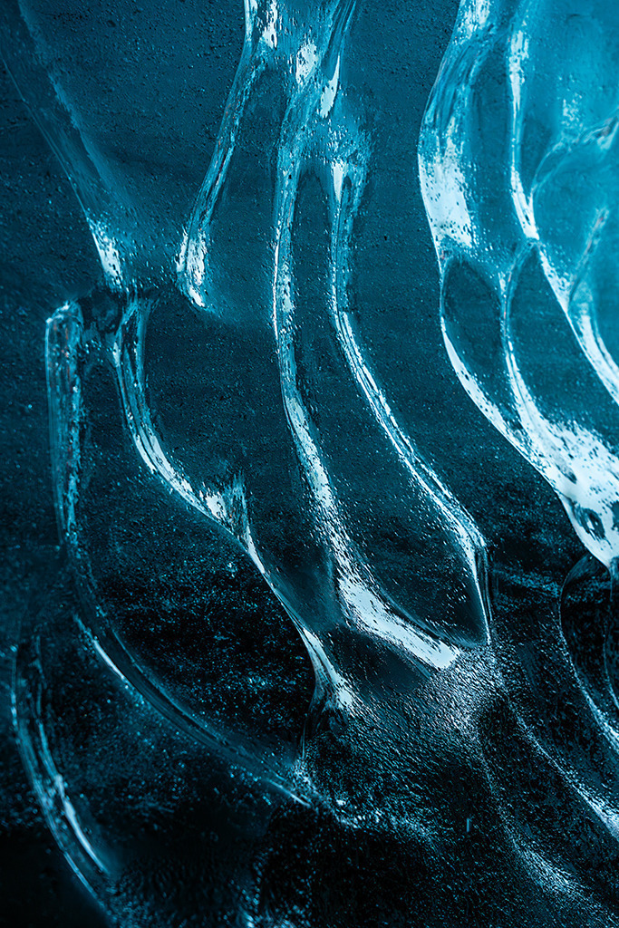 Wand einer EIshöhle am Gletscher Myrdalsjökull,, Island | Bestell. Nr. isl_2024_09_6647 - Realisiert mit Pictrs.com