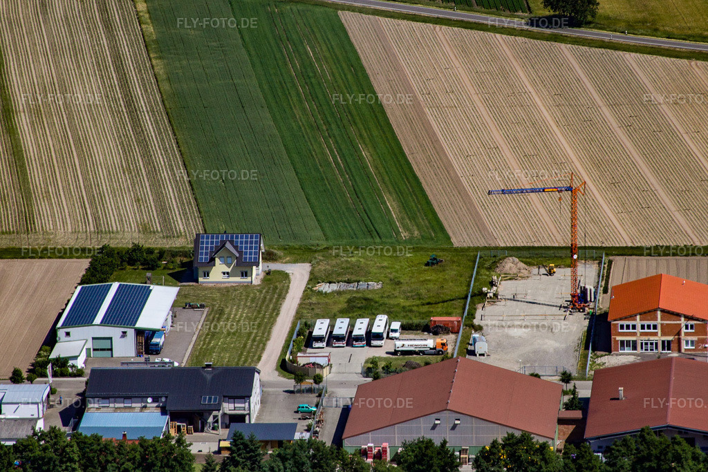 Luftbild: Gewerbegebiet Gereuäcker von Süden in Hatzenbühl im Bundesland Rheinland-Pfalz in Deutschland. Foto: IMG_18420.jpg vom 30.05.2009 durch Werner Riehm/FLY-FOTO.de