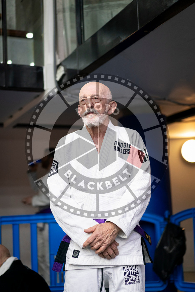 20240125PBB02428 | Fighters compete during the sixth day of the Brazilian Jiu-jitsu European Championship of the IBJJF in Paris, France, on January 25, 2024.