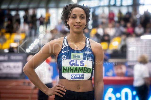 Deutsche Leichtathletik-Hallenmeisterschaften; Dortmund, 01.03.2026 | Malaika Mihambo (LG Kurpfalz) gewinnt den Weitsprung der Frauen; Deutsche Leichtathletik-Hallenmeisterschaften am 01.03.2026 in der Helmut-Körnig-Halle in Dortmund. 