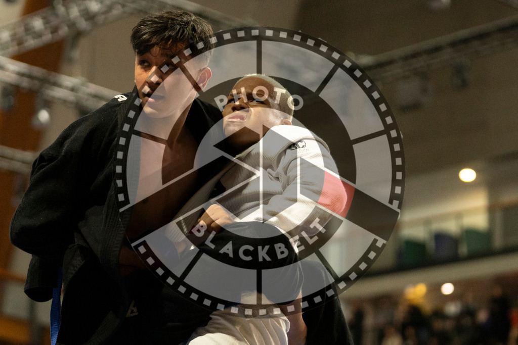20240119PBB1615 | Fighters compete during the IBJJF European Championship in Paris, France, on January 19, 2024.