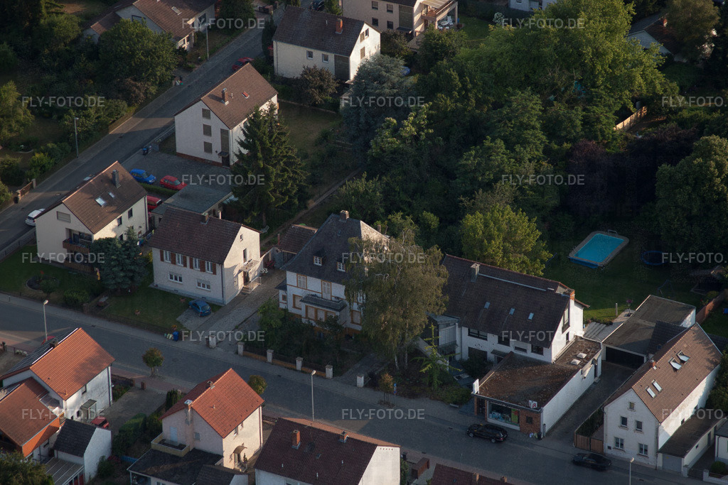Vom-Stein-Straße | Luftbild: Vom-Stein-Straße im Ortsteil Dannstadt in Dannstadt-Schauernheim im Bundesland Rheinland-Pfalz in Deutschland. Foto: IMG_69002.jpg vom 24.06.2014 durch Werner Riehm/FLY-FOTO.de - Realisiert mit Pictrs.com