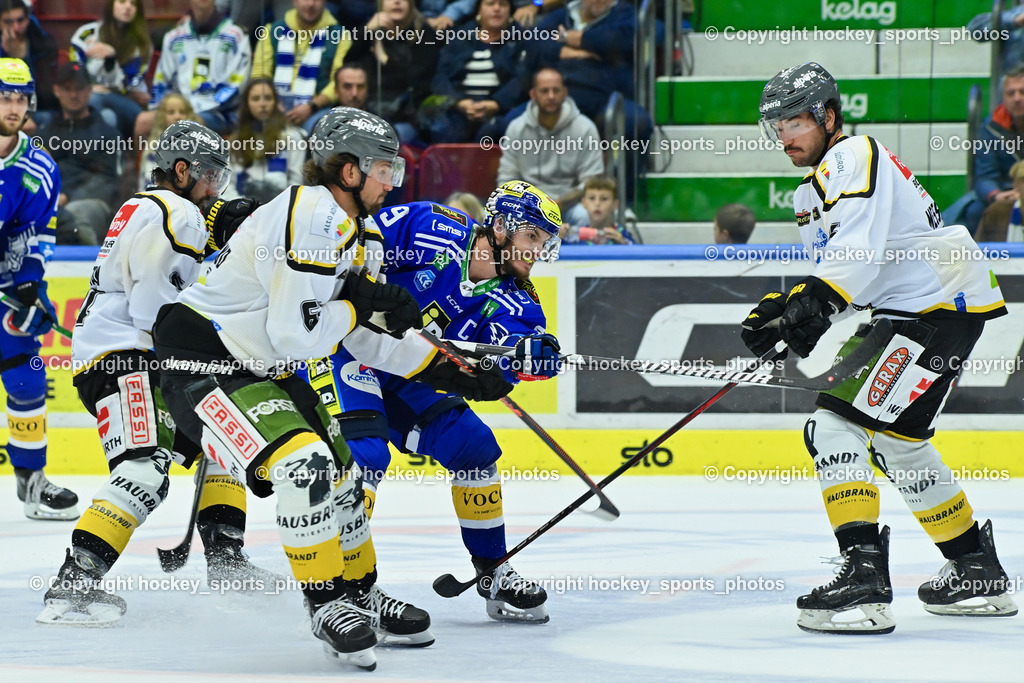 EC IDM Wärmepumpen VSV vs. HC Pustertal 8.10.2023 | #9 RAUCHENWALD Alexander EC VSV, EC IDM Wärmepumpen VSV vs. HC Pustertal 8.10.2023, EC IDM Wärmepumpen VSV vs. HC Pustertal am 08.10.2023 in Villach (Stadthalle Villach), Austria, (Photo by Bernd Stefan)