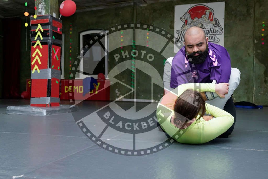 20240413PBB8202 | Fighters compete during the Grapplethon 24hours of rolling for a reason in Hamburg, Germany, on April 13, 2024.