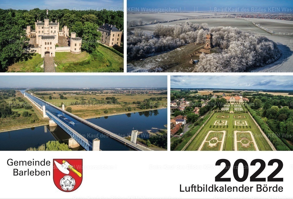Luftbild Kalender Magdeburg Sachsen Anhalt Barleben | Der Luftbildkalender Magdeburg oder Sachsen-Anhalt 2027 präsentiert die schönsten Städte, Landschaften, Sehenswürdigkeiten und Wahrzeichen des Bundeslandes aus einer außergewöhnlichen Perspektive. Die hochwertigen Luftaufnahmen zeigen bekannte Bauwerke, historische Altstädte, Burgen, Schlösser, Flusslandschaften, Industrieanlagen und Naturdenkmäler aus der Vogelperspektive. Alle Motive stammen aus dem umfangreichen Luftbildarchiv des Luftbildfotografen Steffen Lehmann und dokumentieren die Vielfalt Sachsen-Anhalts auf eindrucksvolle Weise.
Der Kalender eignet sich besonders für Unternehmen, Kommunen, Landkreise, Verbände und Institutionen, die ihren Kunden, Geschäftspartnern oder Mitarbeitern ein hochwertiges und regionales Präsent überreichen möchten. Auf Wunsch wird der Kalender individuell mit Firmenlogo, Stadtwappen, Grußwort oder Kontaktdaten gestaltet und damit zu einem ganz persönlichen Werbeträger mit langfristiger Wirkung.
Durch die Kombination aus professioneller Luftbildfotografie, regionalem Bezug und individueller Gestaltung entsteht ein exklusiver Jahreskalender, der die Schönheit Sachsen-Anhalts eindrucksvoll präsentiert. Ob im Büro, Konferenzraum, Empfangsbereich oder Zuhause – der Luftbildkalender Sachsen-Anhalt ist ein hochwertiger Blickfang und ein sympathischer Botschafter für die Region. - Realisiert mit Pictrs.com