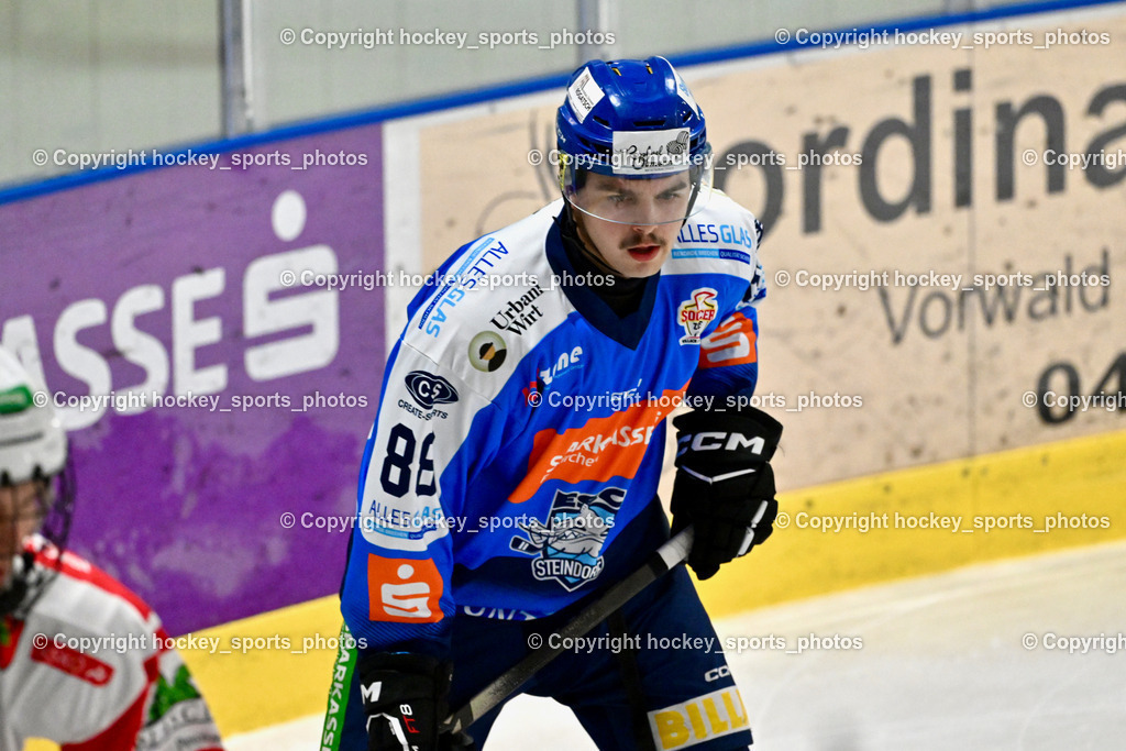 ESC Steindorf vs. ESV Ferlach  | #88 Groyer Fabian ESC Steindorf, ESC Steindorf vs. ESV Ferlach , ESC Steindorf vs. ESV Ferlach  am 15.02.2026 in Steindorf (Ossiachersee Halle), Austria, (Photo by Bernd Stefan)