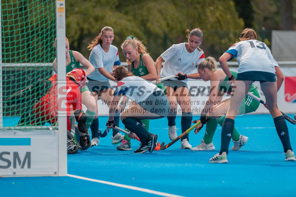 HK_20230708_100029 | Euro Hockey WU18 France - Ireland Championship Girls &amp; Boys am 8.7.2023 CHTC , Krefeld ,