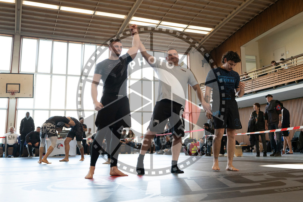 20240309PBB6345 | Fighters compete during the International Luta Livre (ILLCS) Spring Championship in Hannover, Germany, on March 9, 2024.