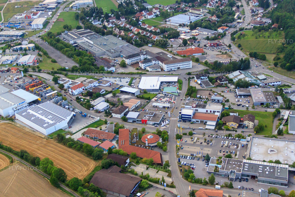 Luftbild: GWW - Gemeinnützige Werkstätten und Wohnstätten GmbH in Calw im Bundesland Baden-Württemberg in Deutschland. – Foto: IMG_52407.jpg vom 23.08.2012 durch Werner Riehm/FLY-FOTO.de – Auflösung des Originals: 4752 x 3168 px – Gemeinnützige Werkstätten und Wohnstätten - GWW