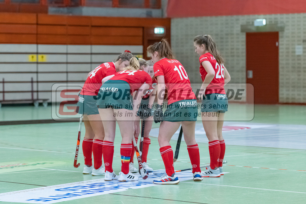 HK_20230122_103044 | 1. Bundesliga ( Halle ) Damen Crefelder HTC - Rot-Weiss Köln am 22.1.2023 Crefelder HTC  ( CHTC ) Halle Glockenspitz , Krefeld ,