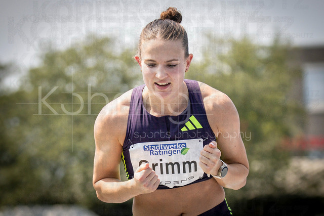 Multisport Event; Ratingen, 27.06.2026 | RATINGEN, GERMANY - JUNE 27, 2026 : Vanessa Grimm (GER / Germany) reacts during heptathlon’s high jump the Multisport Event at Stadion Ratingen on June 27, 2026 in Ratingen, Germany.