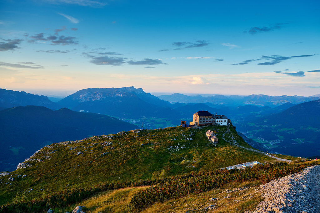 CS-220812-0372-1 | Blick auf das Watzmannhaus im Abendlicht