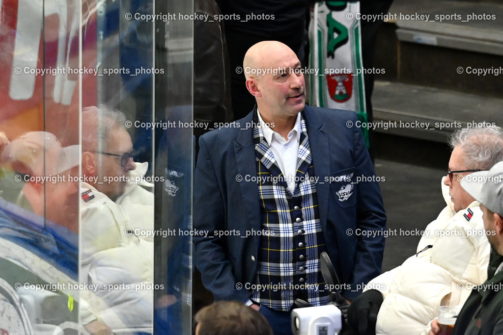 EC IDM WÄRMEPUMPEN VSV vs. Olimpija Ljubljana | Herbert Hohenberger Sportdirektor EC VSV, EC IDM WÄRMEPUMPEN VSV vs. Olimpija Ljubljana, EC IDM WÄRMEPUMPEN VSV vs. Olimpija Ljubljana am 01.02.2026 in Villach (Stadthalle Villach), Austria, (Photo by Bernd Stefan)