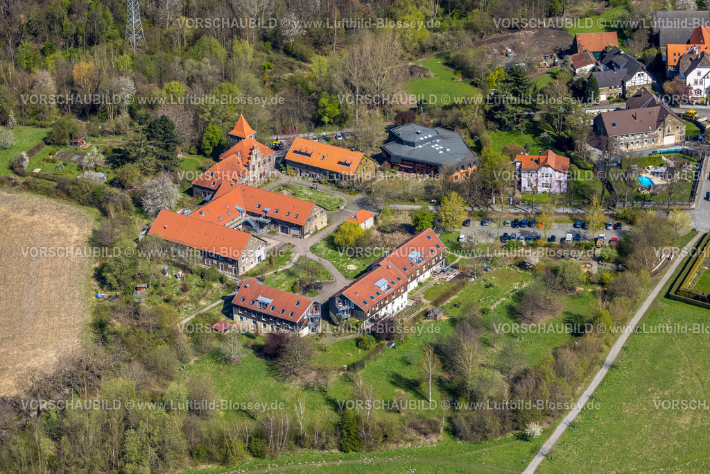 Witten220401110 | Luftbild, Christopherus-Haus e.V. - Wohn- und Lebensgemeinschaft Christopherus-Hof, Annen, Witten, Ruhrgebiet, Nordrhein-Westfalen, Deutschland