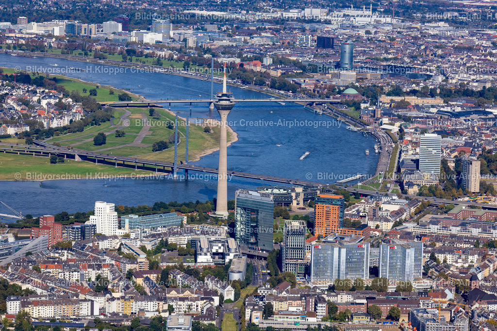 Luftbilder Düsseldorf-5010 | Luftbilder Düsseldorf Rheinturm - Realisiert mit Pictrs.com