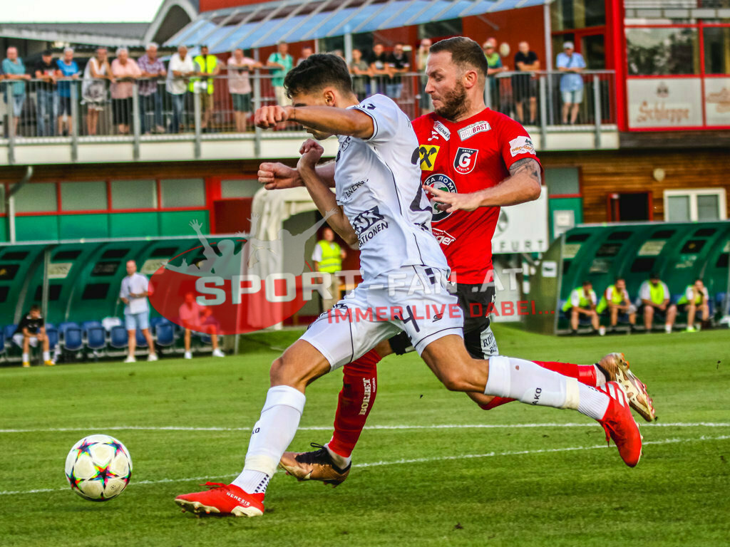 ASK Klagenfurt - Union Gurten Regionalliga 1. Runde | ASK Klagenfurt - Union Gurten am 28.07.2023 in Klagenfurt
(Stadion Fischl), Austria, (Photo by Ernst Krawagner sport-fan.at) - Realisiert mit Pictrs.com