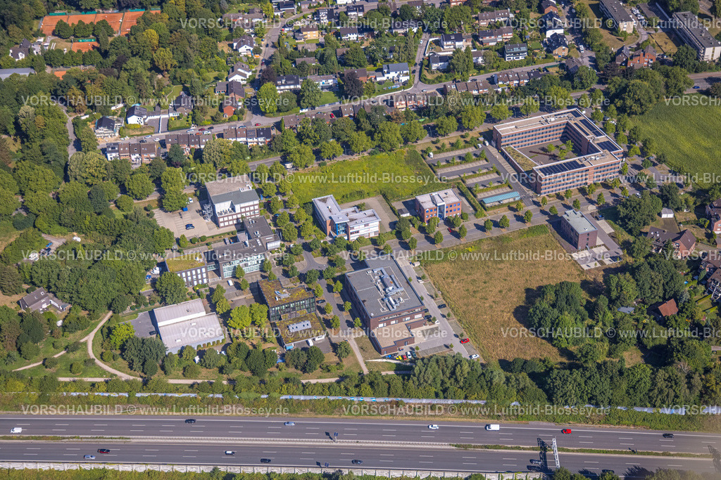 Gelsenkirchen220801684Buer | Luftbild, Finanzamt Gelsenkirchen und Gewerbegebiet Ludwig-Erhard-Straße, Erle, Gelsenkirchen, Ruhrgebiet, Nordrhein-Westfalen, Deutschland