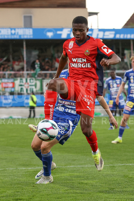 TSV Egger Glas Hartberg vs SK Rapid Wien – Championship Group    | Hartberg, Austria, 19.Apr.26 - SOCCER - ADMIRAL Bundesliga, TSV Egger Glas Hartberg vs SK Rapid Wien. The image shows Romeo Amane (SK Rapid Wien). 