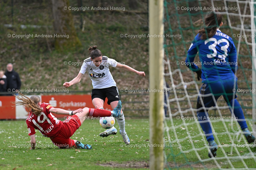 Fußball I Frauen I Saison 2024-25 I Oberliga I FC Jesteburg-Bendestorf - SpVg Aurich Frauen I 13.4.2025 | a-hannig - Realisiert mit Pictrs.com