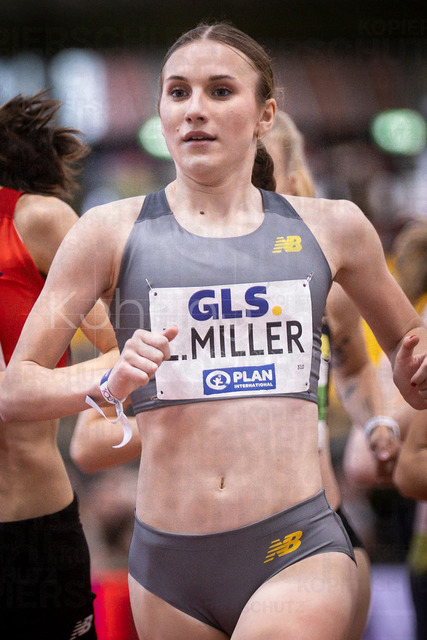 Deutsche Leichtathletik-Hallenmeisterschaften; Dortmund, 28.02.2026 | Lera Miller (VfL Löningen, 310); Deutsche Leichtathletik-Hallenmeisterschaften am 28.02.2026 in der Helmut-Körnig-Halle in Dortmund. 