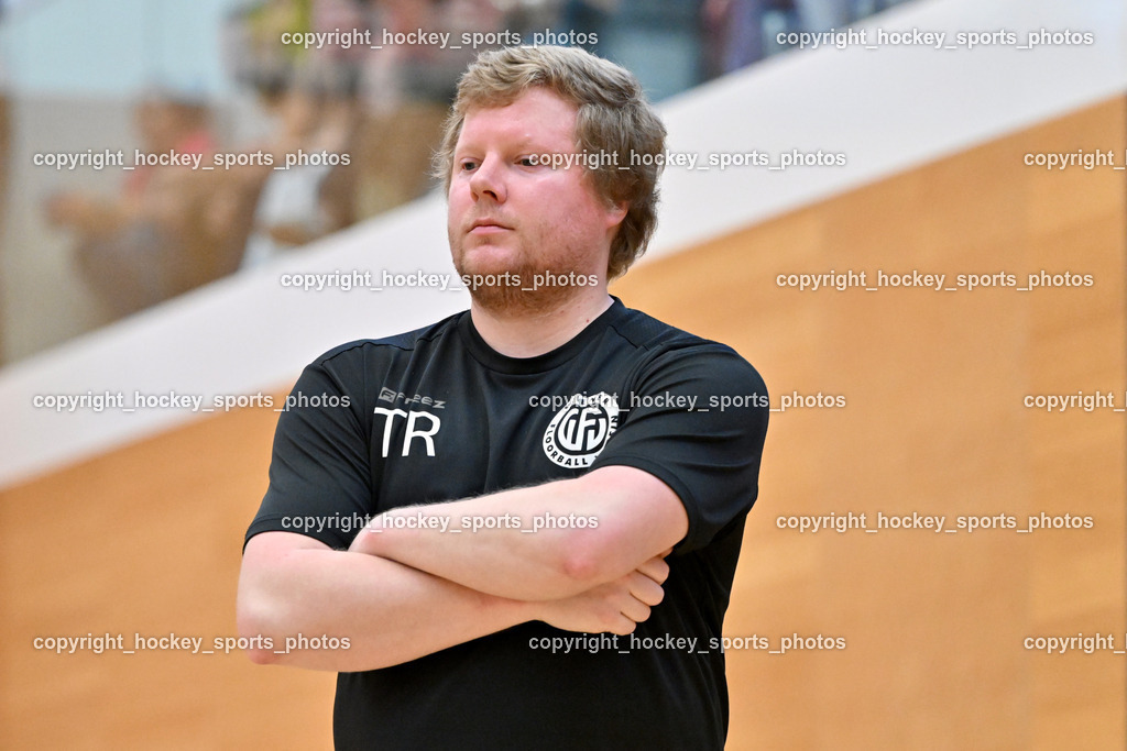 VSV Unihockey vs. Wiener Floorball Verein | Asisstentcoach Wiener Floorballverein Jukka Peltonen, VSV Unihockey vs. Wiener Floorball Verein, VSV Unihockey vs. Wiener Floorball Verein am 18.05.2025 in Villach (Ballspielhalle St. Martin), Austria, (Photo by Bernd Stefan)