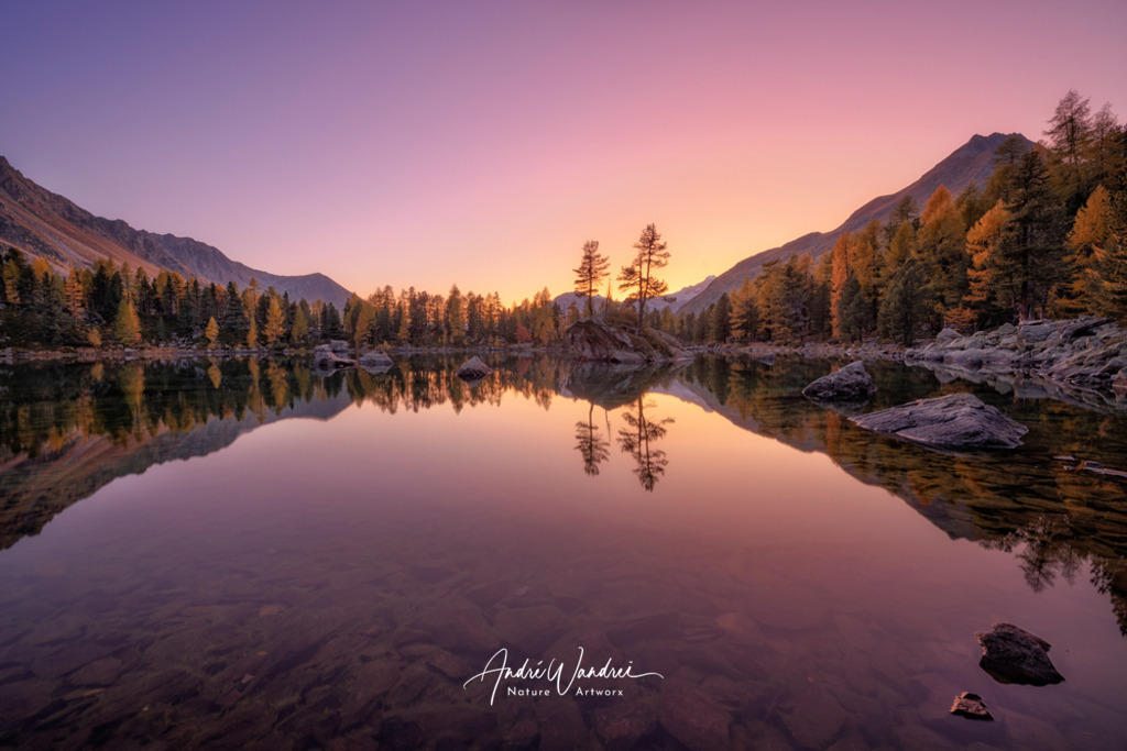 Abendstimmung am Märchensee | Andre Wandrei - Nature Artworx - Realisiert mit Pictrs.com
