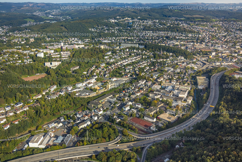 Siegen230912173 | Luftbild, Klinikum Siegen und Stadtansicht, Weidenau-West, Siegen, Siegerland, Nordrhein-Westfalen, Deutschland