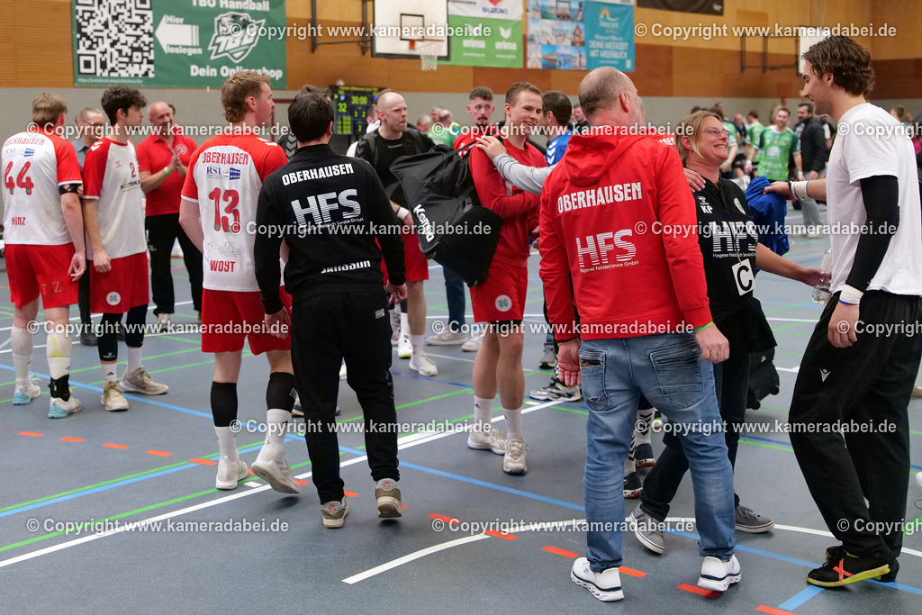 Handball : Verbandsliga Herren: TB Oberhausen - RW Oberhausen  am 12.04.2026 in Oberhausen. | Handball : Verbandsliga Herren: TB Oberhausen - RW Oberhausen  am 12.04.2026 in Oberhausen. - Realisiert mit Pictrs.com