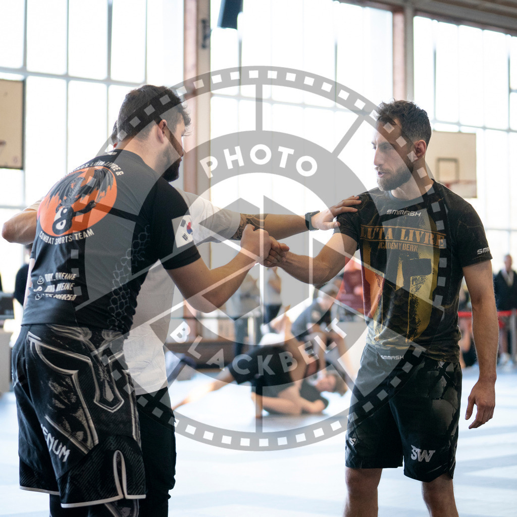 20240309PBB7299 | Fighters compete during the International Luta Livre (ILLCS) Spring Championship in Hannover, Germany, on March 9, 2024.