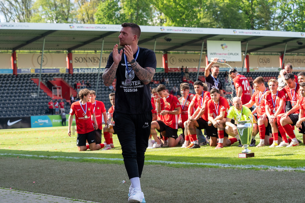 SG Sonnenhof Großaspach vs. SG Barockstadt Fulda-Lehnerz, Fussball, Regionalliga Suedwest, 33. Spieltag, 09.05.2026 | #,SG Sonnenhof Großaspach vs. SG Barockstadt Fulda-Lehnerz, Fussball, Regionalliga Suedwest, 33. Spieltag, 09.05.2026