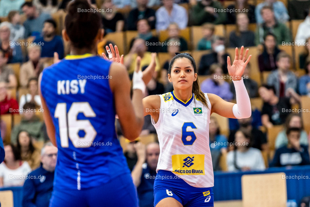 2022-00063262-Testspiel-Deutschland-Brasilien | Jubel Nyeme NUNES #6 BRA, 17.09.2022; Berlin Foto: Gerold Rebsch - www.beachpics.de
