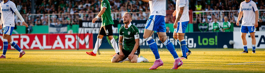 DFB-Pokal 2025/2026, 1. Runde: SC Preußen Münster - Hertha BSC Berlin | Münster, 18.08.2025: DFB-Pokal 2025/2026, 1. Runde, SC Preußen Münster gegen Hertha BSC Berlin im LVM-Preußenstadion in Münster.(Foto: sportfotografie.ms | Markus Paletta) - Realisiert mit Pictrs.com