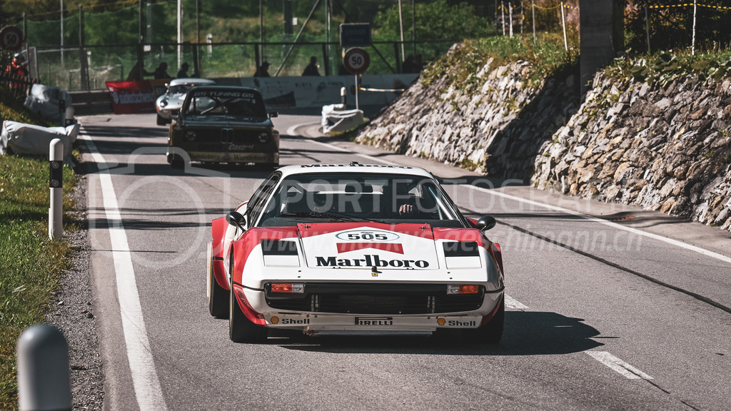 19. Arosa ClassicCar 2023 - 2. September 2023 | 19. Arosa ClassicCar 2023
Arosa, Schweiz
Brühwiler Philipp aus Zug mit der Startnummer 505 in einem Ferrari 308 GRP4 "Michelotto", Jahrgang 1981, in der Klasse Competition.
@arosaclassiccar, @arosa.official, #arosaclassiccar, #arosa, #76curves, #classiccar
Bild: Sportfotografie Markus Aeschimann | www.markus-aeschimann.ch - Realisiert mit Pictrs.com