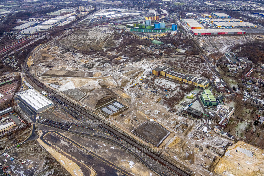 Dortmund221201715 | Luftbild, Baugelände an der alten Westfalenhütte, thyssenkrupp Steel, Borsigplatz, Dortmund, Ruhrgebiet, Nordrhein-Westfalen, Deutschland