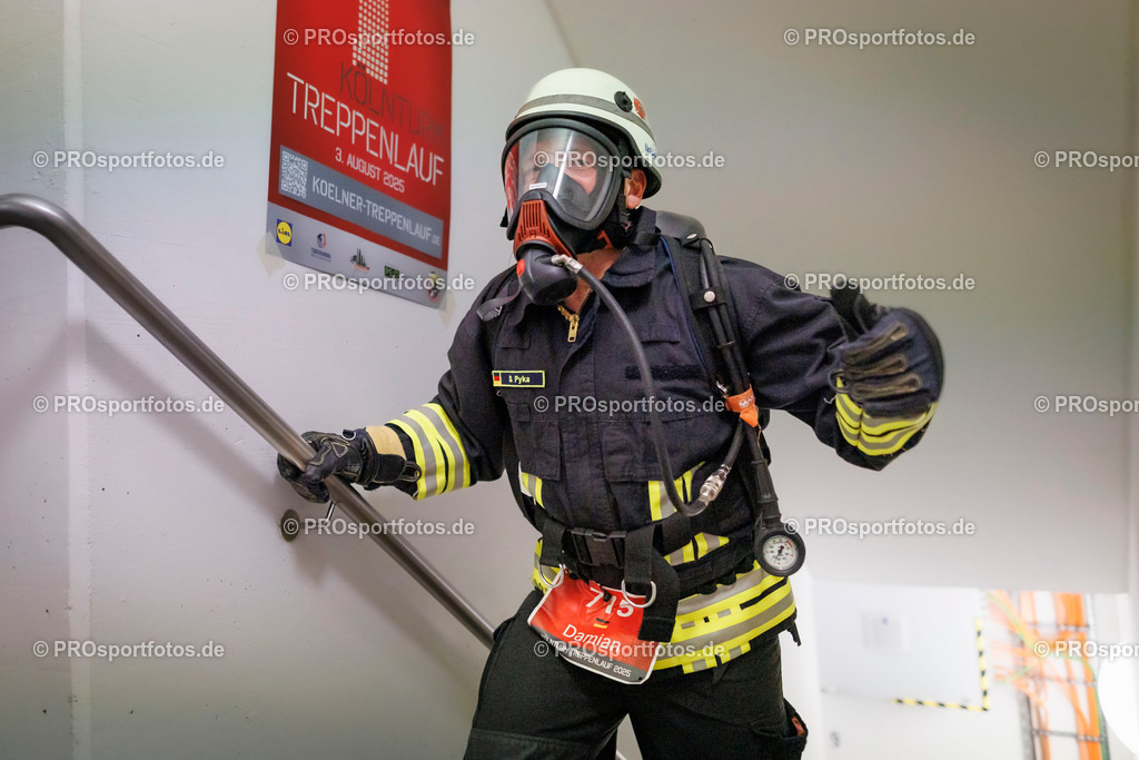 KölnTurm Treppenlauf; Köln, 03.08.2025 | Impressionen vom KölnTurm Treppenlauf am 03.08.2025 in Köln (Nordrhein-Westfalen). 