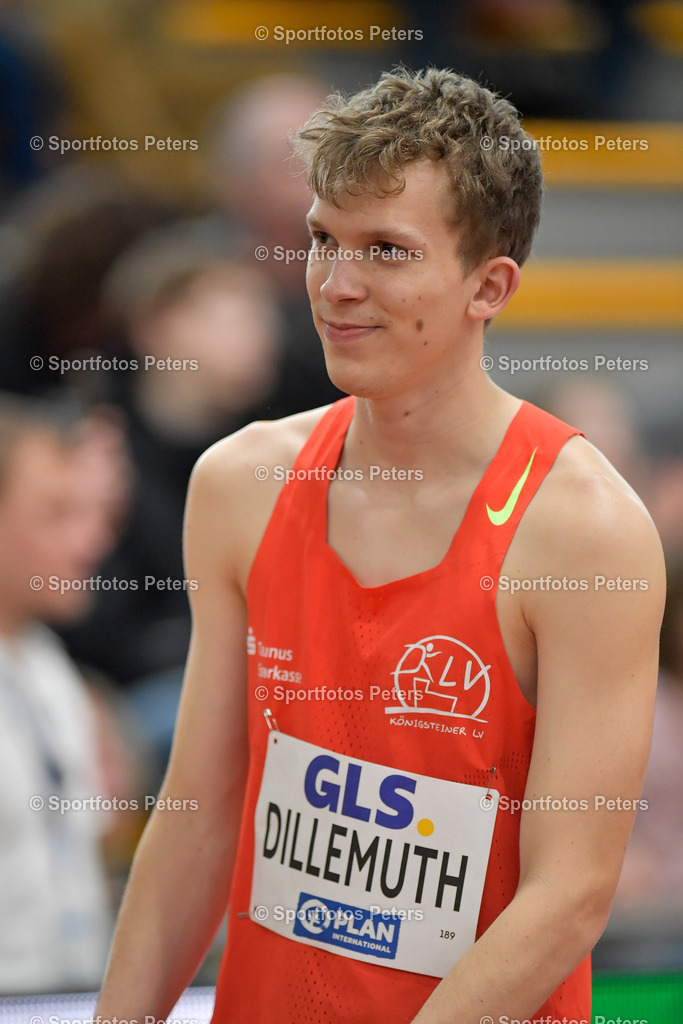 DM Halle 2026_Samstag-19 | 28.02.2026, xkaix, Leichtathletik Deutsche Meisterschaften Halle 2026,  v.l. Jan Dillemuth (Königsteiner LV) - Realized with Pictrs.com