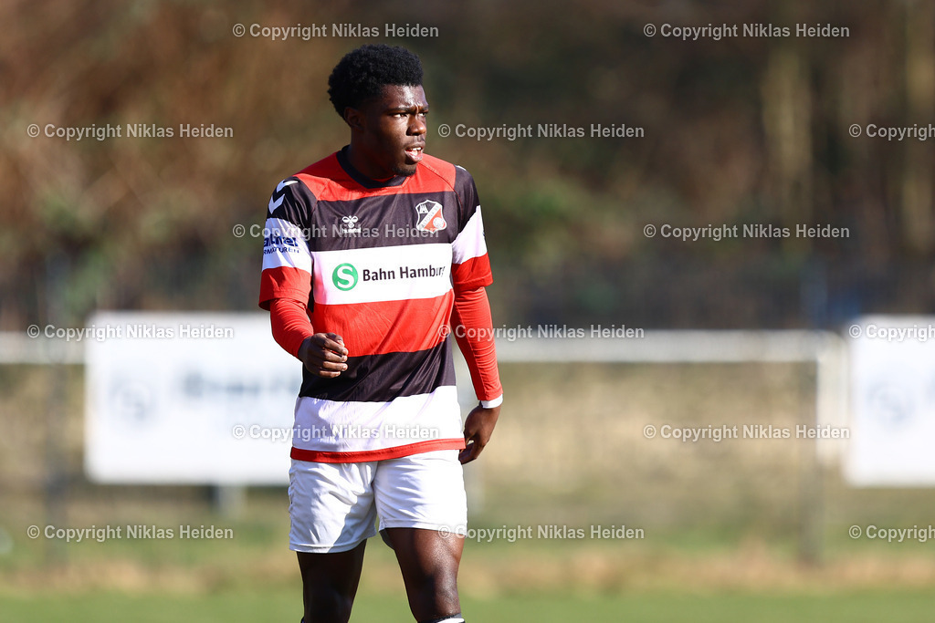 NH_Altona93_TSVSasel_OberligaHamburg_15032025 | #14 Ezra Kwajo Ampofo (Altona 93)Fußball I Herren I Gamesright Oberliga Hamburg I Saison 2024-2025 I 27. Spieltag I Altona 93 - TSV Sasel I 15.03.2025 I Adolf-Jäger-Kampfbahn