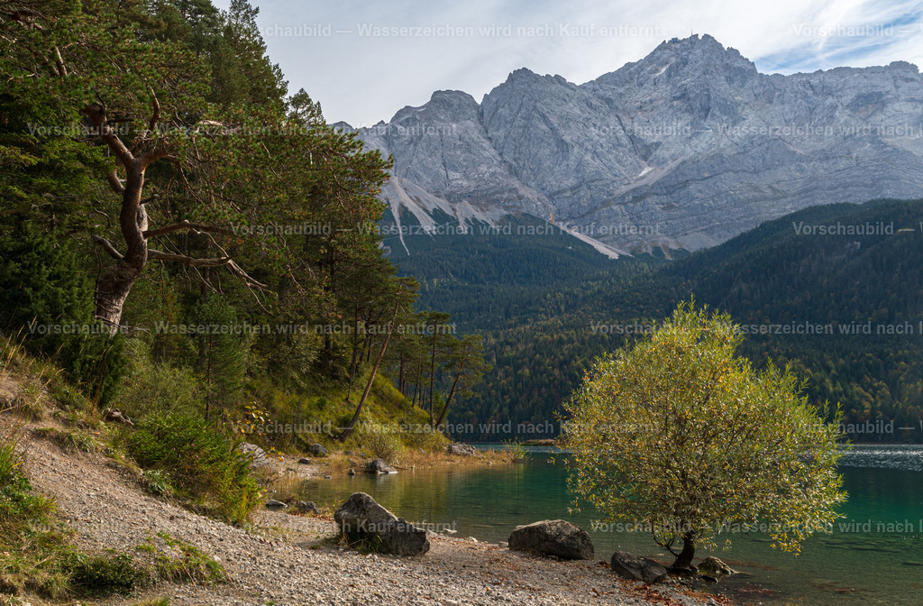 Eibsee | Eibsee unterhalb der Zugspitze - Realisiert mit Pictrs.com