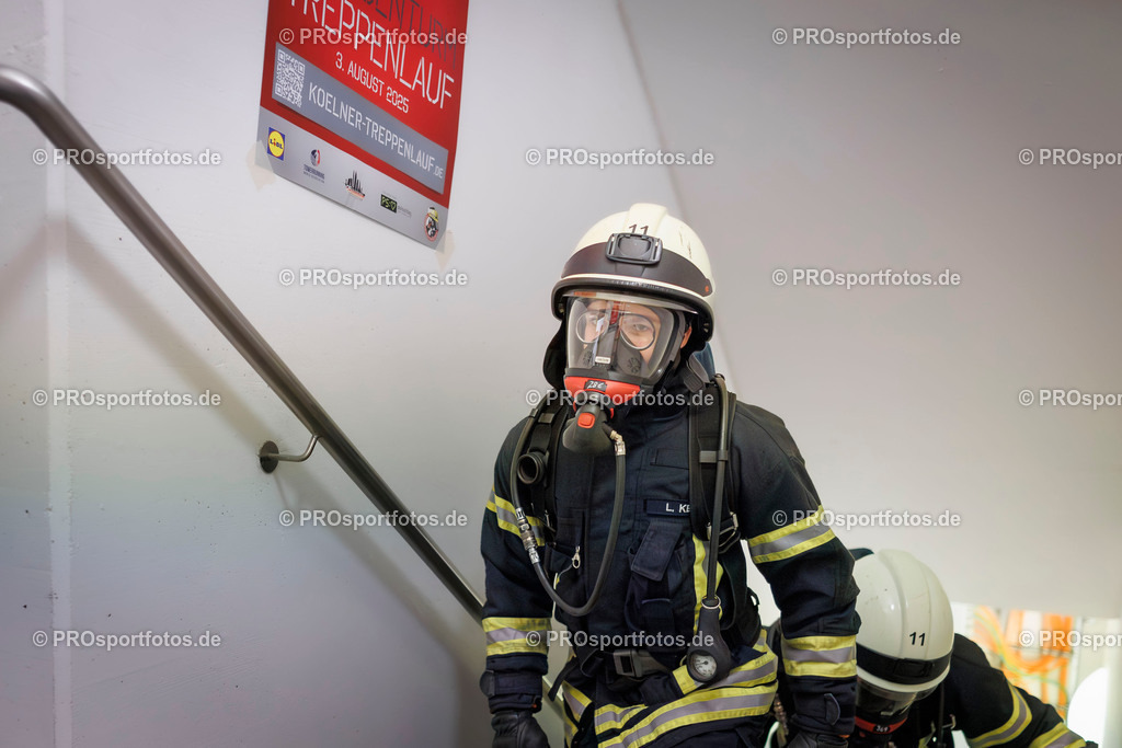KölnTurm Treppenlauf; Köln, 03.08.2025 | Impressionen vom KölnTurm Treppenlauf am 03.08.2025 in Köln (Nordrhein-Westfalen). 